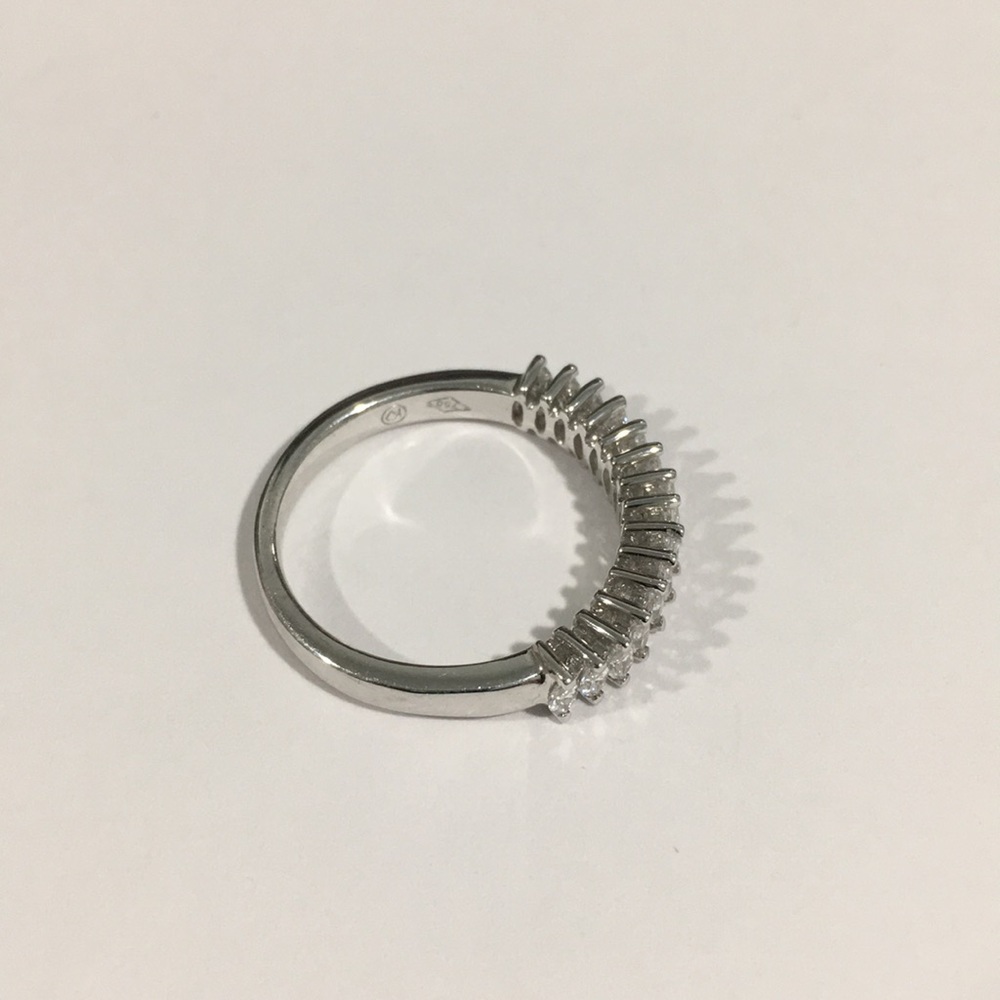 18k White Gold Marquis Shape Diamond 💎 Wedding💍 - Picture 5 of 7